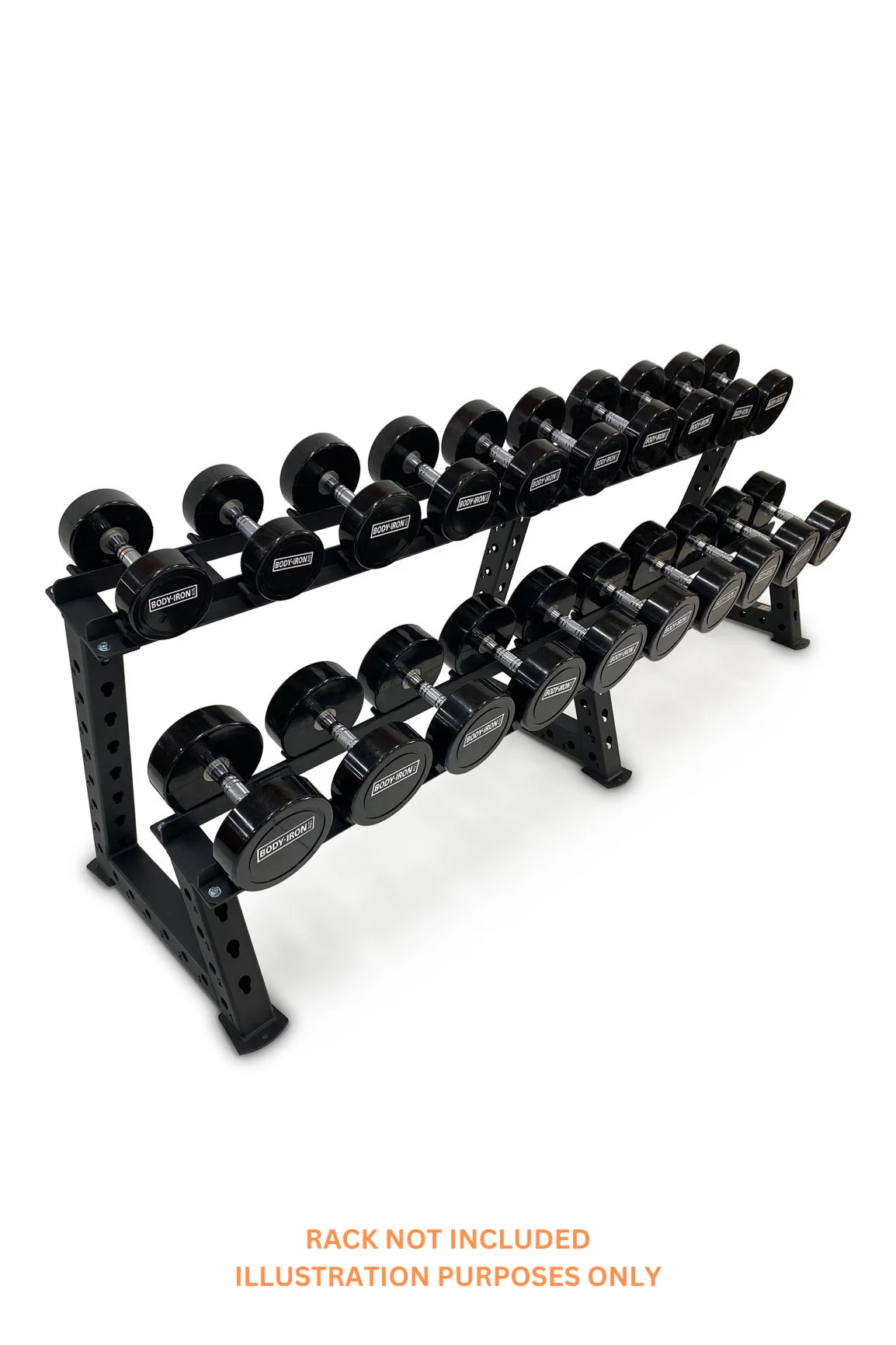 BodyIron® 140kg Commercial Club CPU Dumbbell Set - Image 6