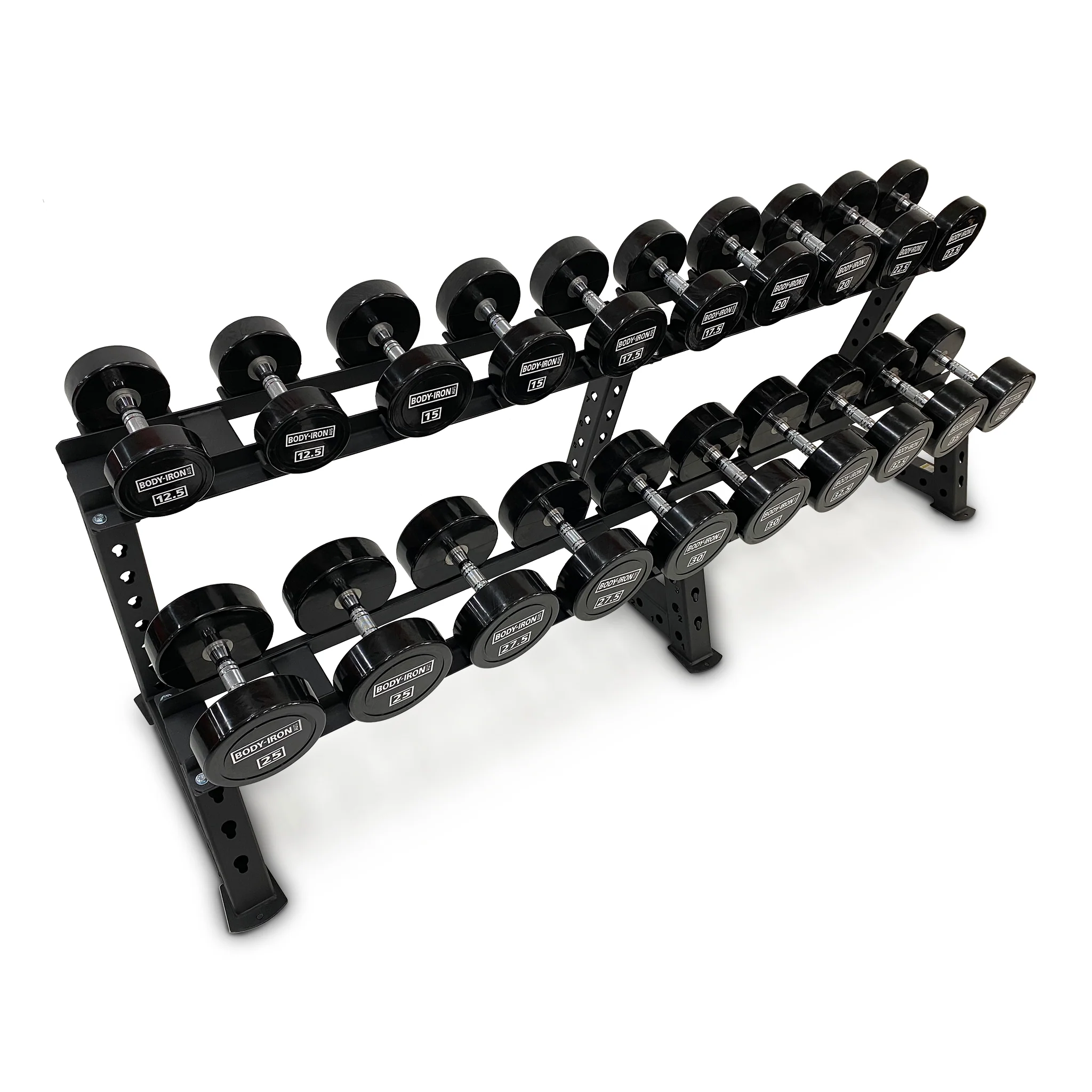 BodyIron® 500kg Commercial Club CPU Dumbbell Set with Optional Rack - Image 10