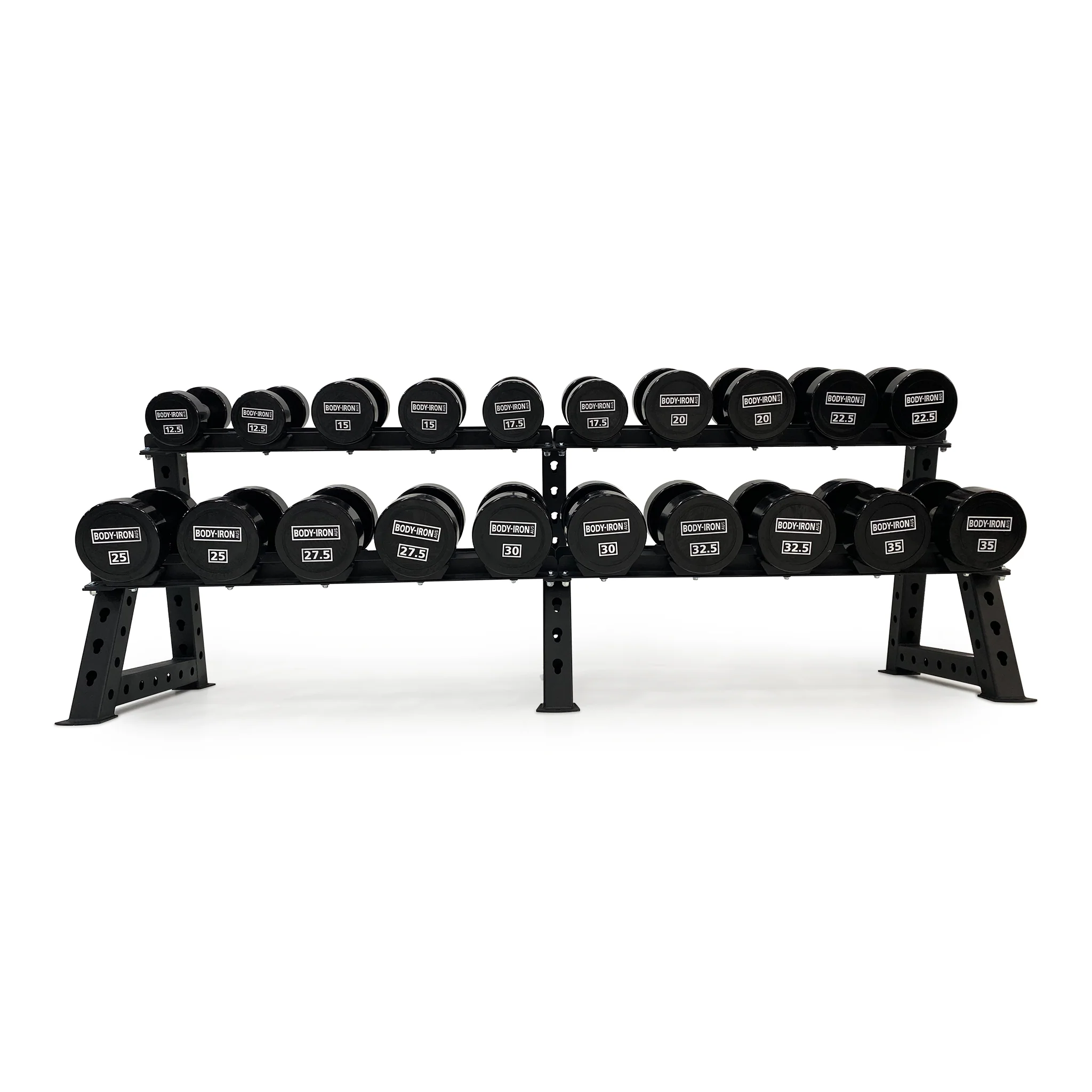 BodyIron® 500kg Commercial Club CPU Dumbbell Set with Optional Rack - Image 12