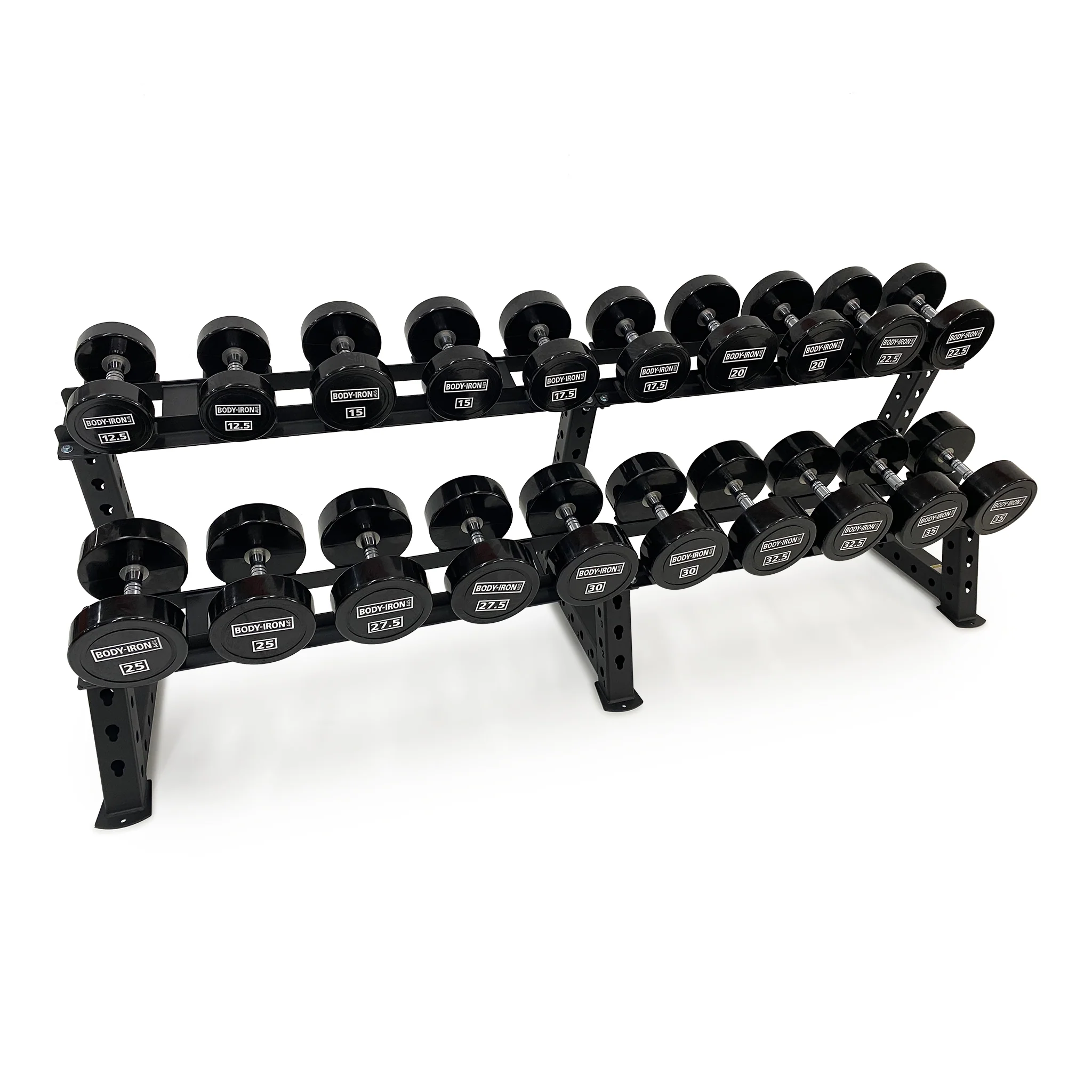 BodyIron® 500kg Commercial Club CPU Dumbbell Set with Optional Rack - Image 13
