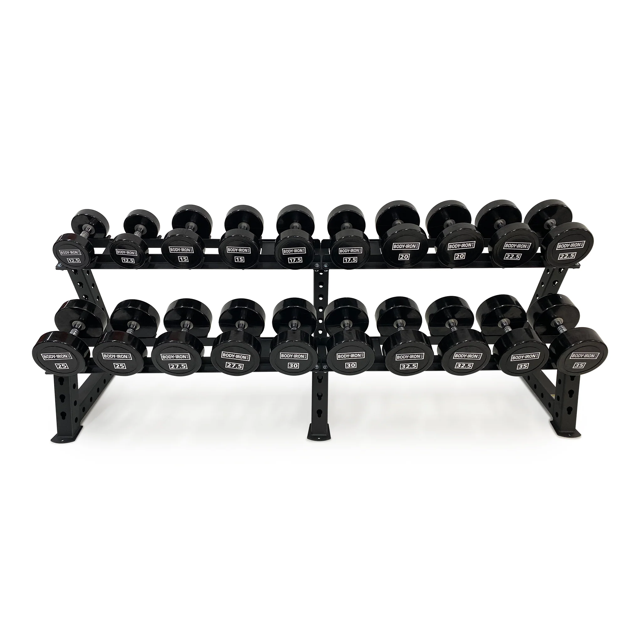 BodyIron® 500kg Commercial Club CPU Dumbbell Set with Optional Rack - Image 14