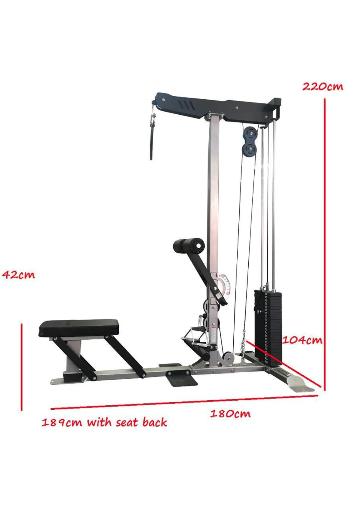 BodyIron® Commercial Lat Pull Down + FUNCTIONAL TRAINER FTB90 Combo - Image 13