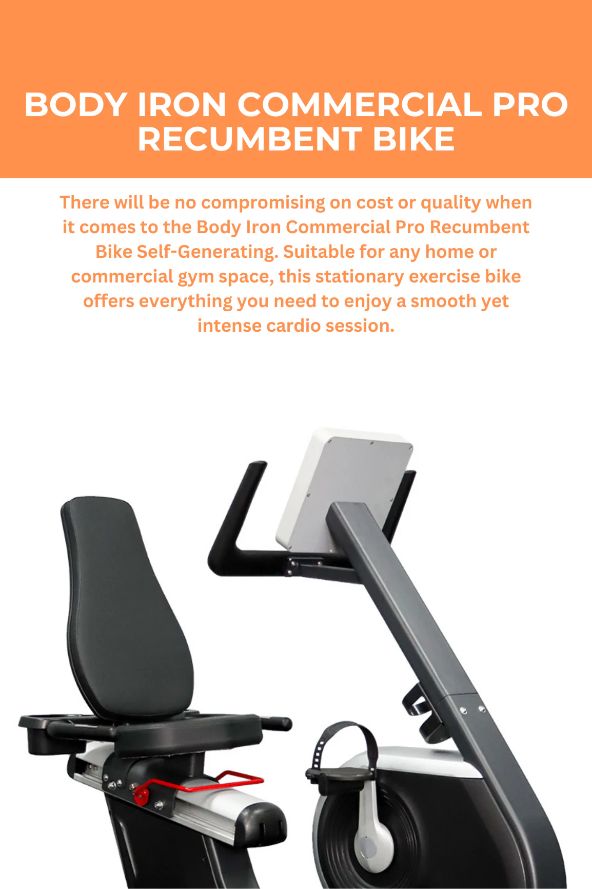 BodyIron® Commercial Pro Recumbent Bike - Image 2