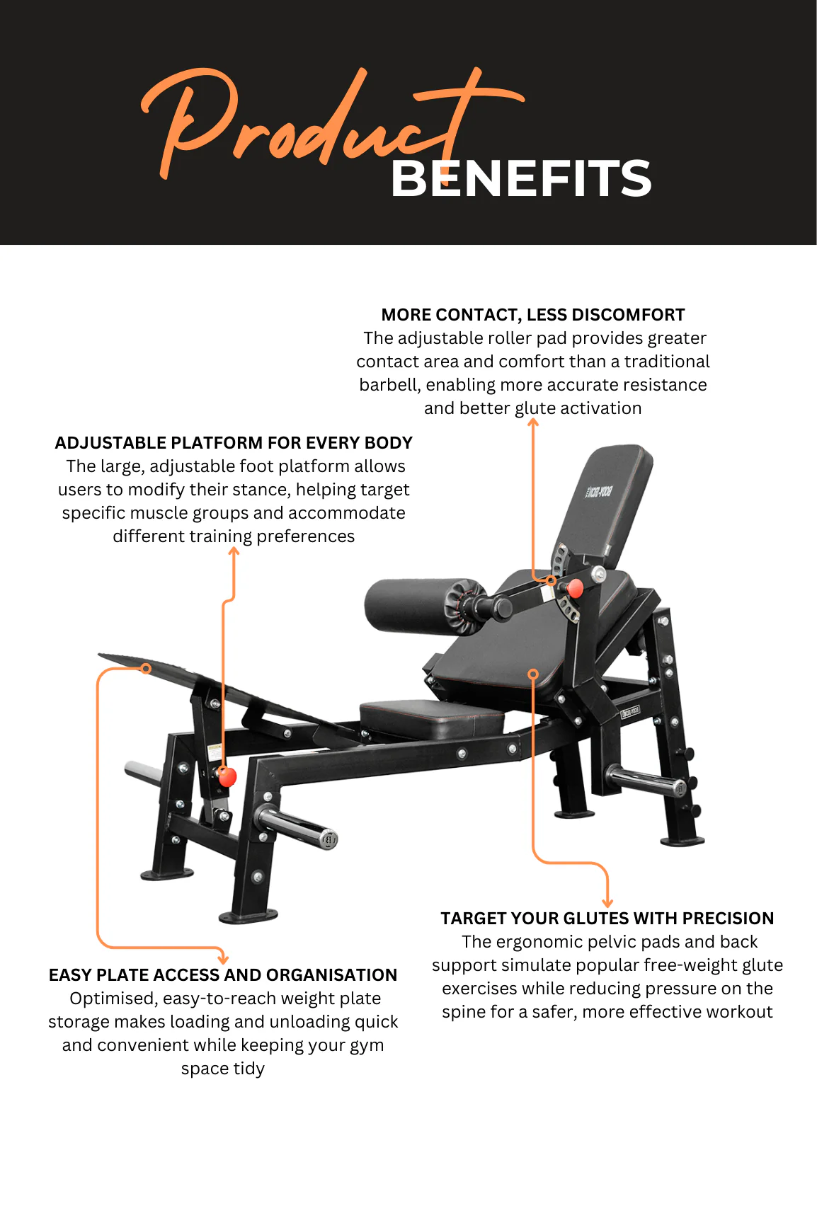 BodyIron® Commercial Pro Hip Thrust V2 - Image 3