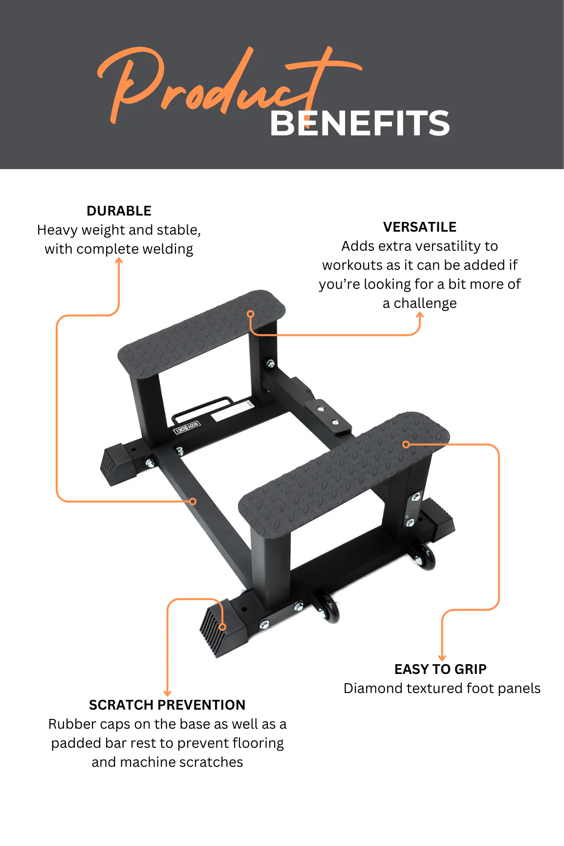 BodyIron® Elevated Core Row Stand - Image 3