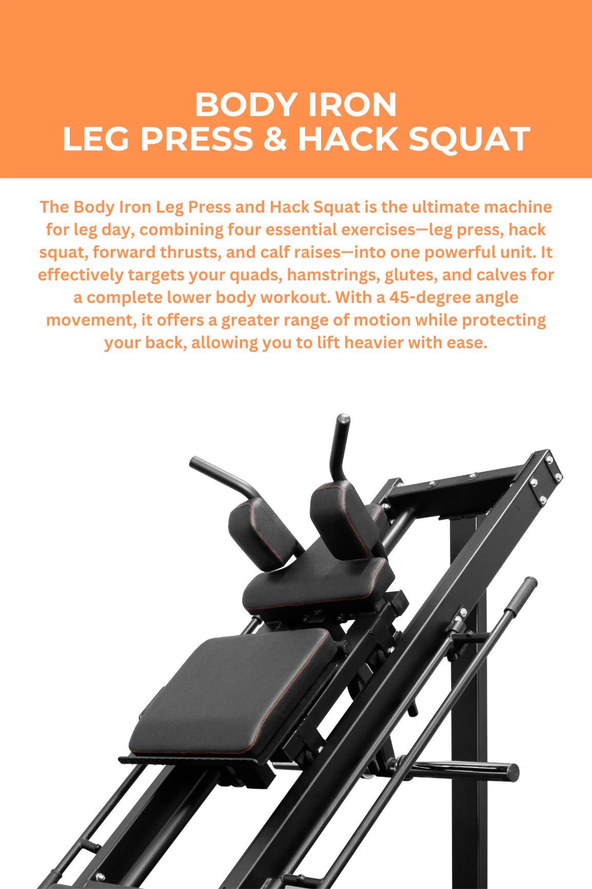 BodyIron® Leg Press & Hack Squat - Image 2