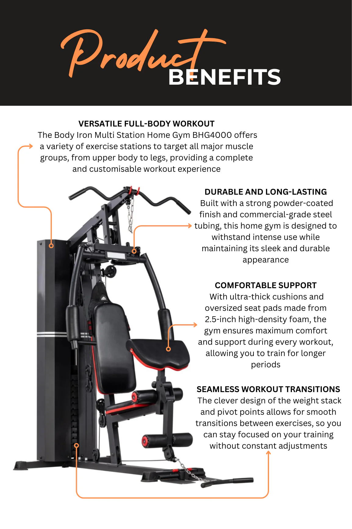 BodyIron® Multi Station Home Gym BHG4000 - Image 3