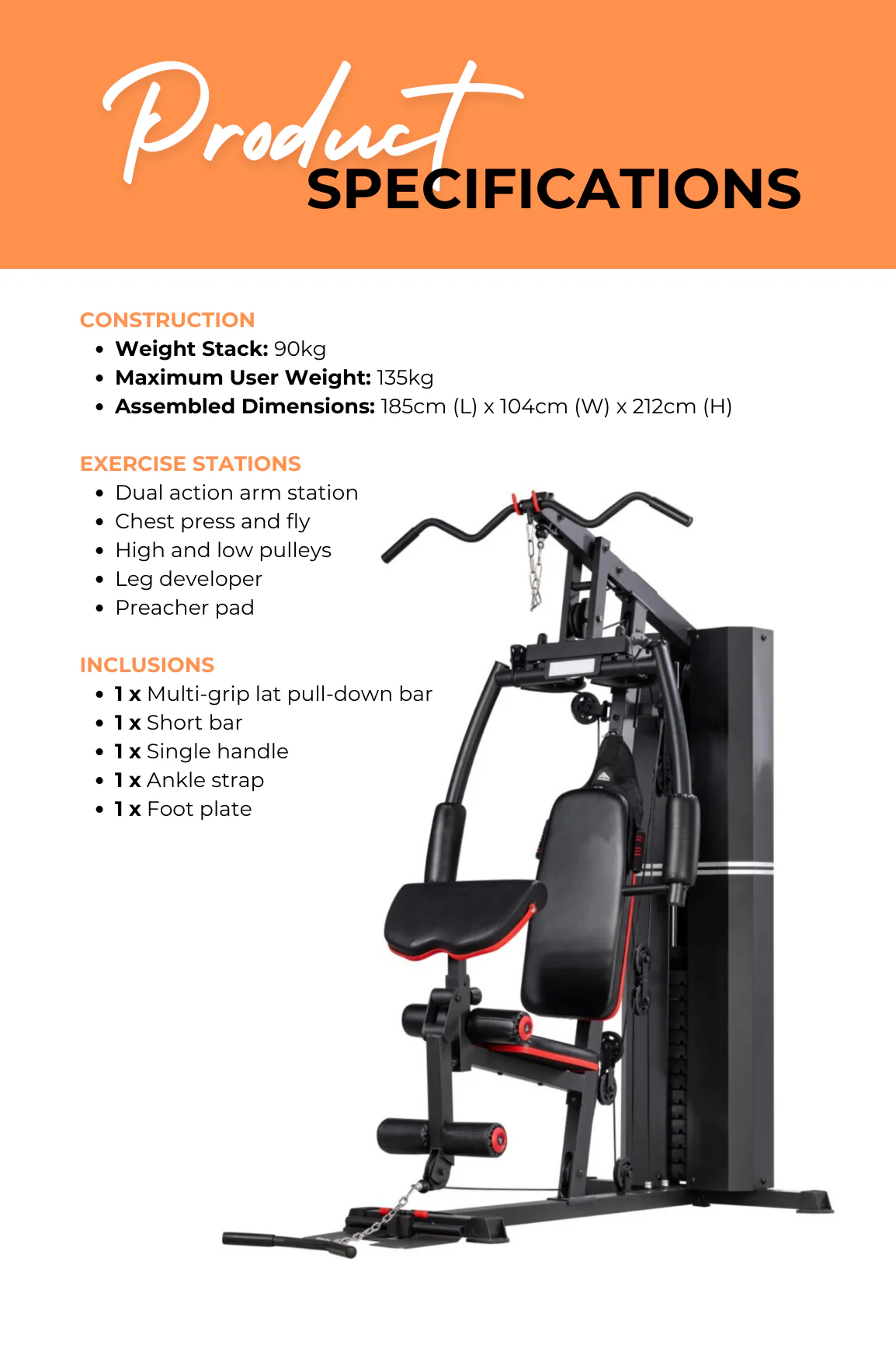 BodyIron® Multi Station Home Gym BHG4000 - Image 4