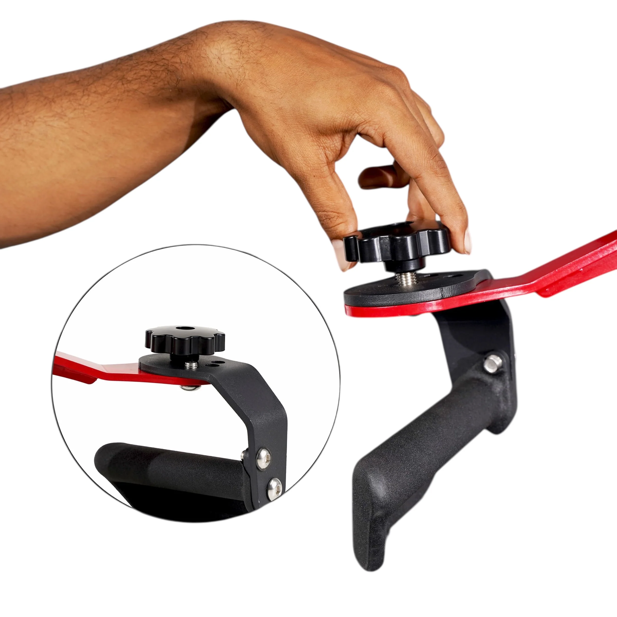 BodyIron® Pro Ergonomic Lat Pull Down Handle Set - Image 5