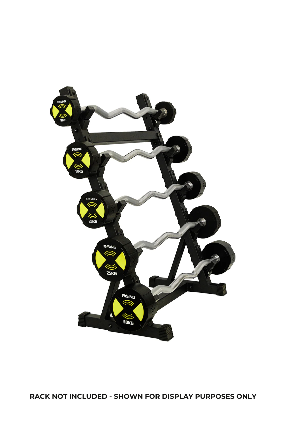 BodyIron® Rising Pro Commercial Club Fixed Curl Bar Set 10kg-30kg
