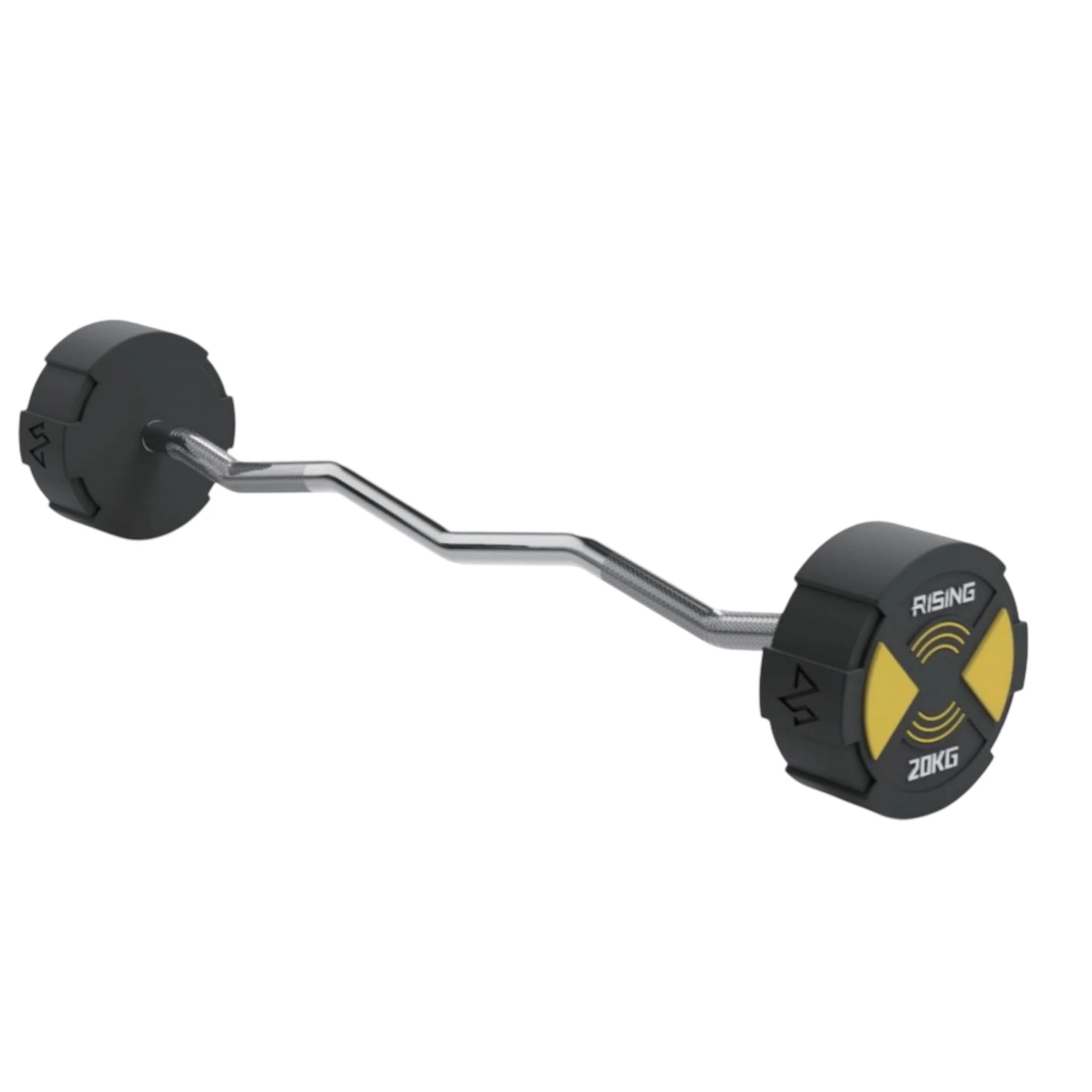 BodyIron® Rising Pro Commercial Club Fixed Curl Bar Set 10kg-30kg - Image 2