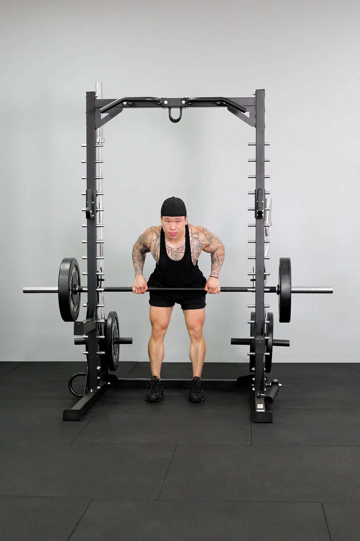 BodyIron® Smith Machine Half Rack Set - Image 17