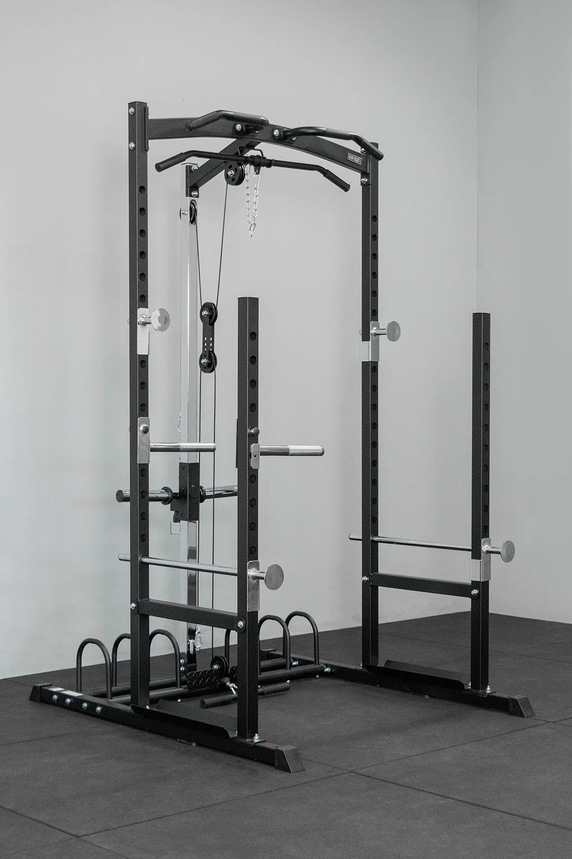 BodyIron® SRL995 Squat Rack with Lat Pulldown & Seated Row - Image 6