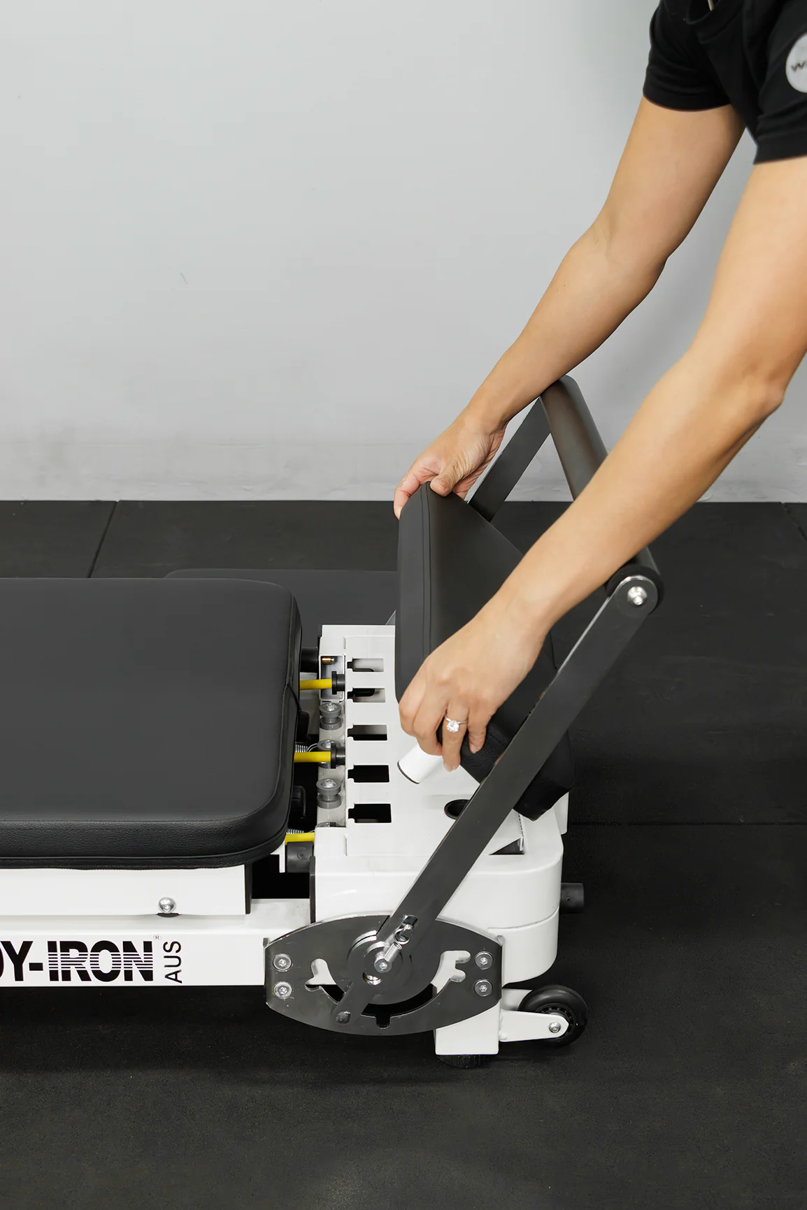 BodyIron Pilates Compact Pilates Reformer Iron Frame - Image 10