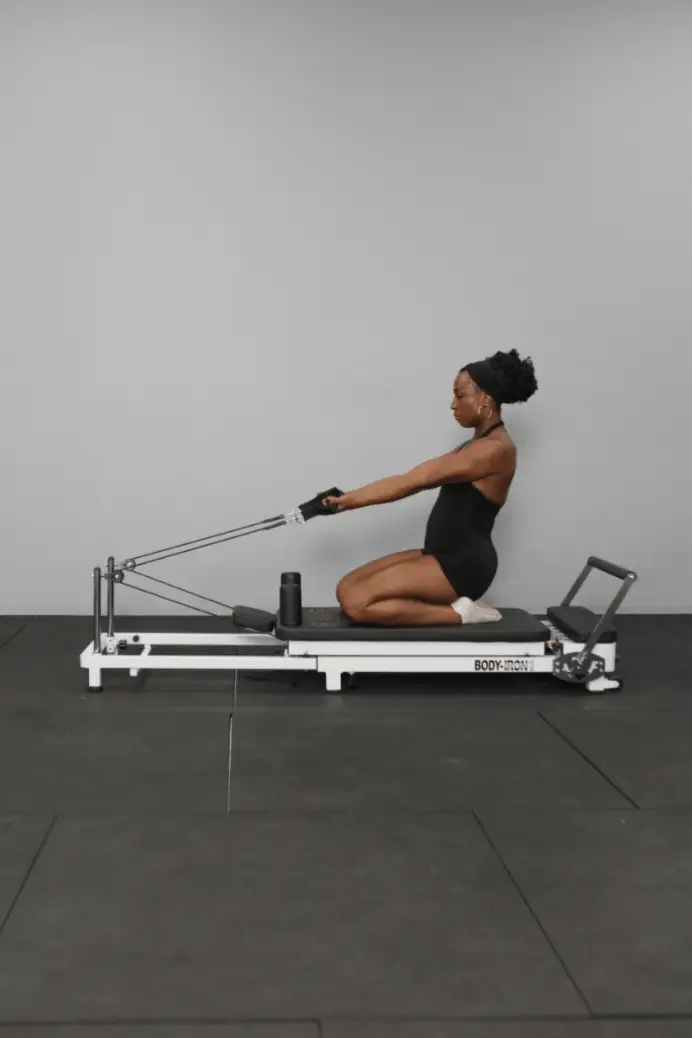 BodyIron Pilates Compact Pilates Reformer Iron Frame - Image 19