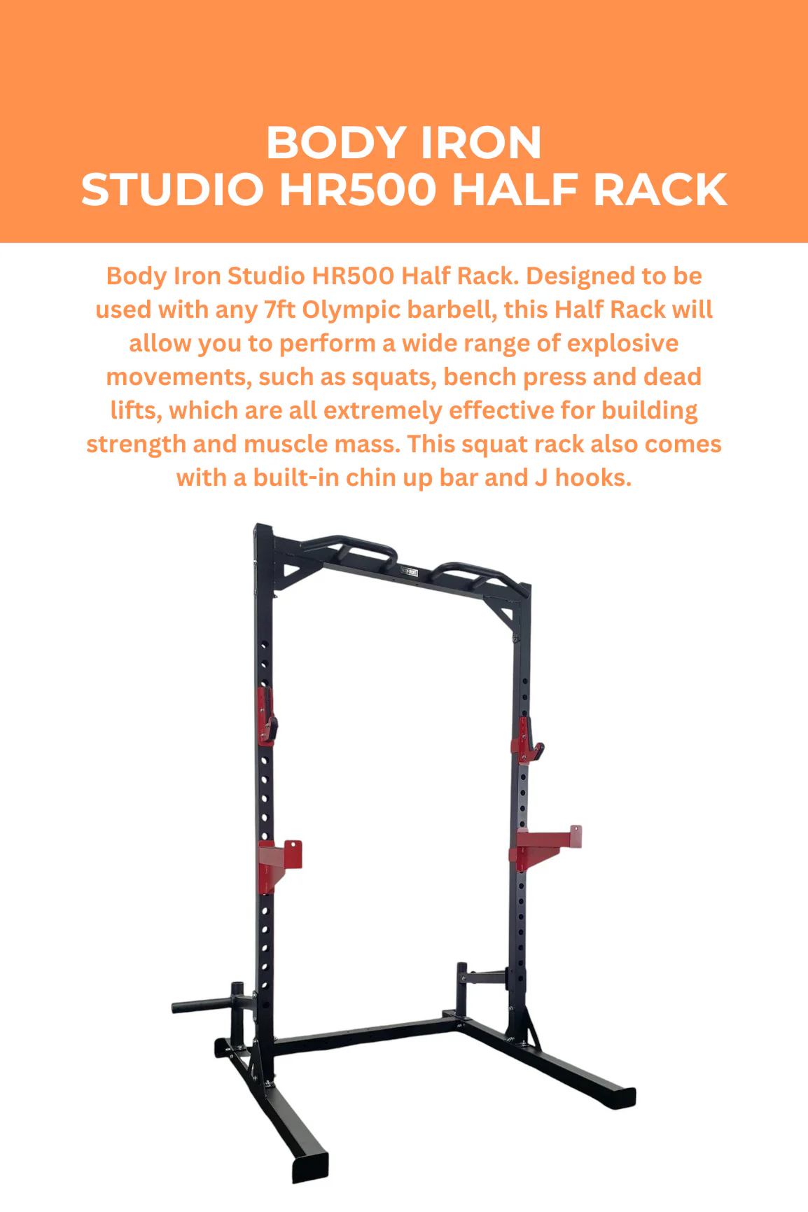 BodyIron® Studio HR500 Half Rack - Image 2