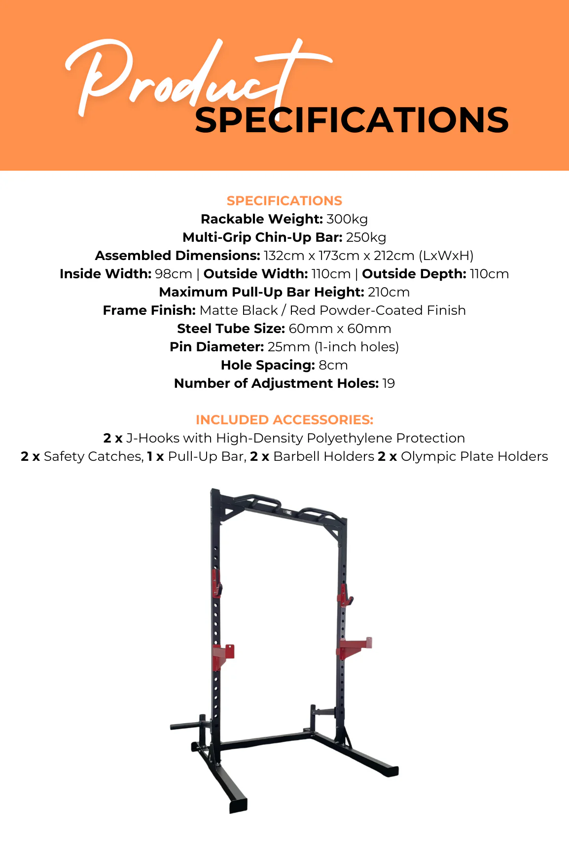 BodyIron® Studio HR500 Half Rack - Image 4