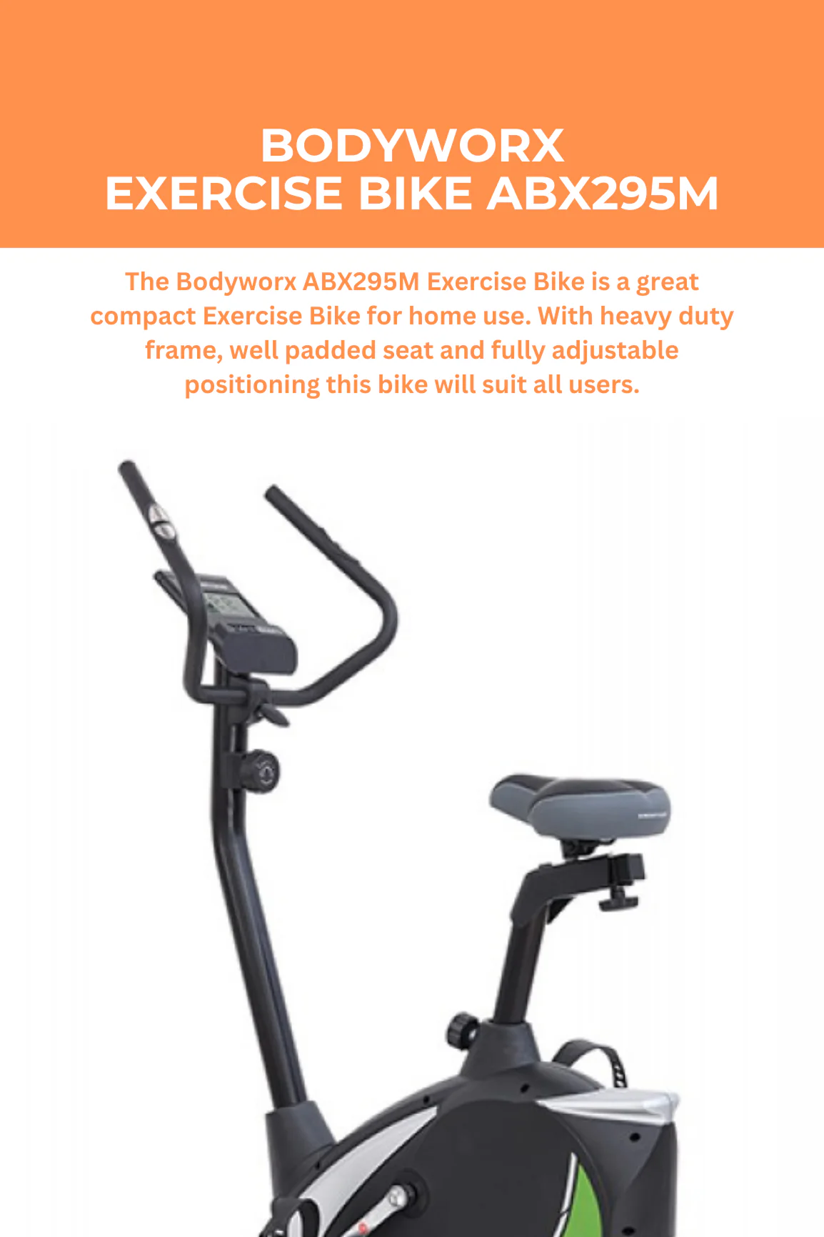 Bodyworx Exercise Bike ABX295M - Image 3