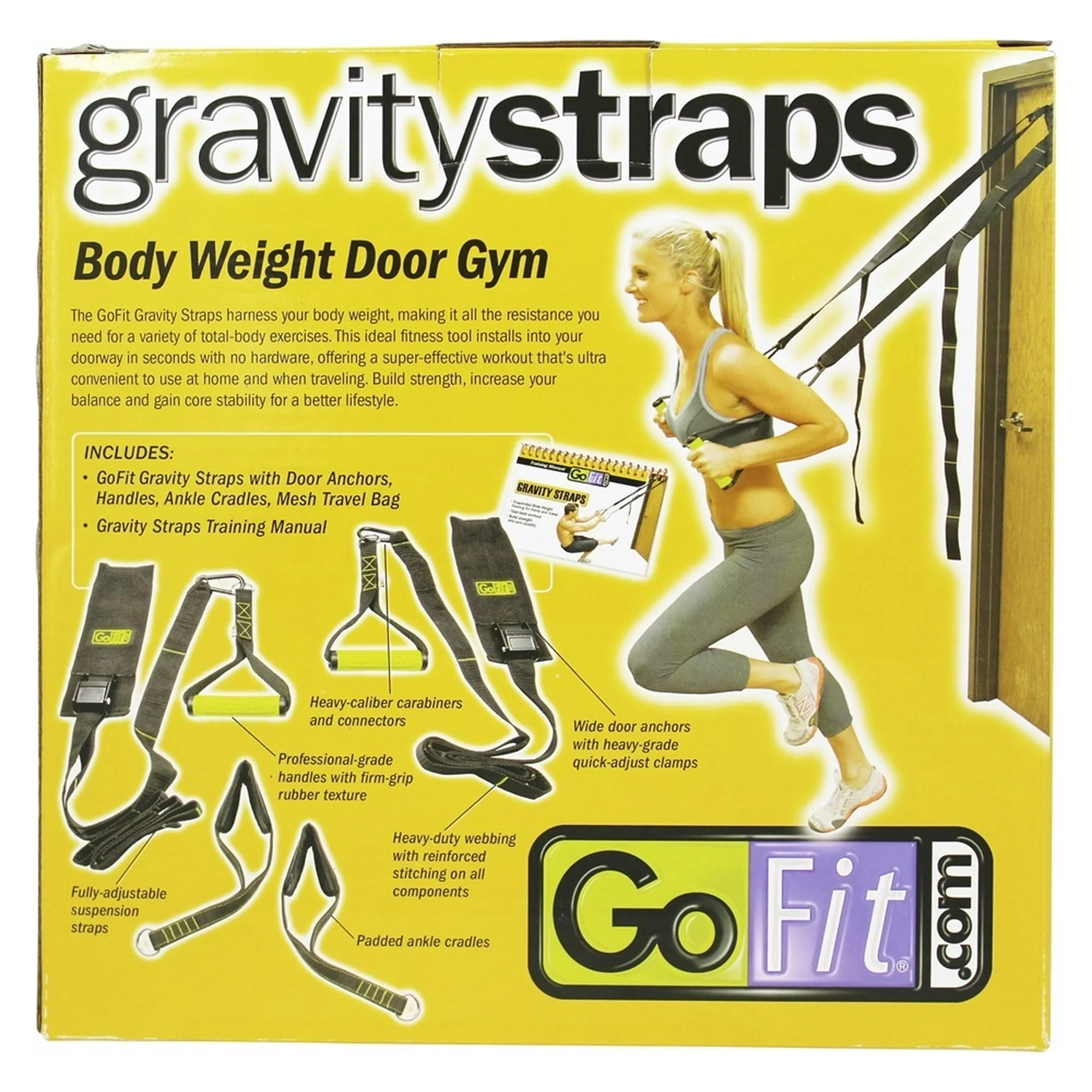 GoFit Gravity Straps Set Suspension Trainer - Image 7