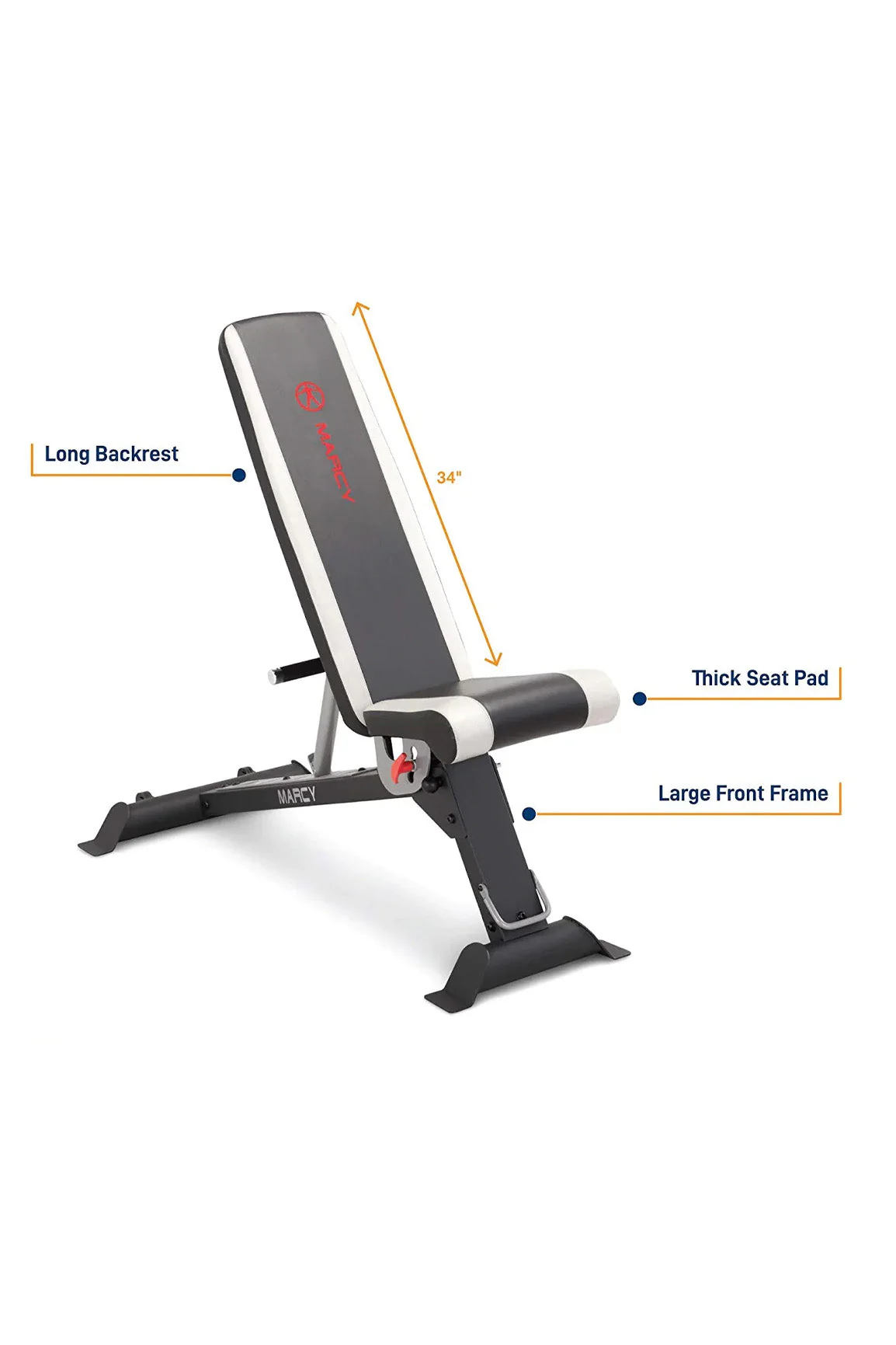 Marcy Adjustable Utility Weight Bench SB-670 - Image 8