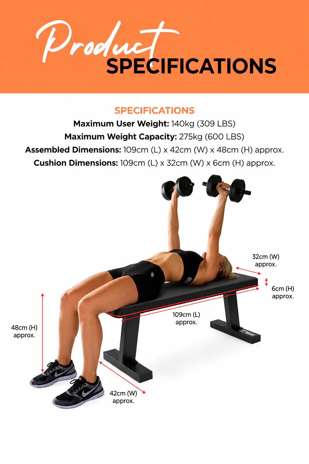 Marcy Flat Bench MSB-10510 - Image 3