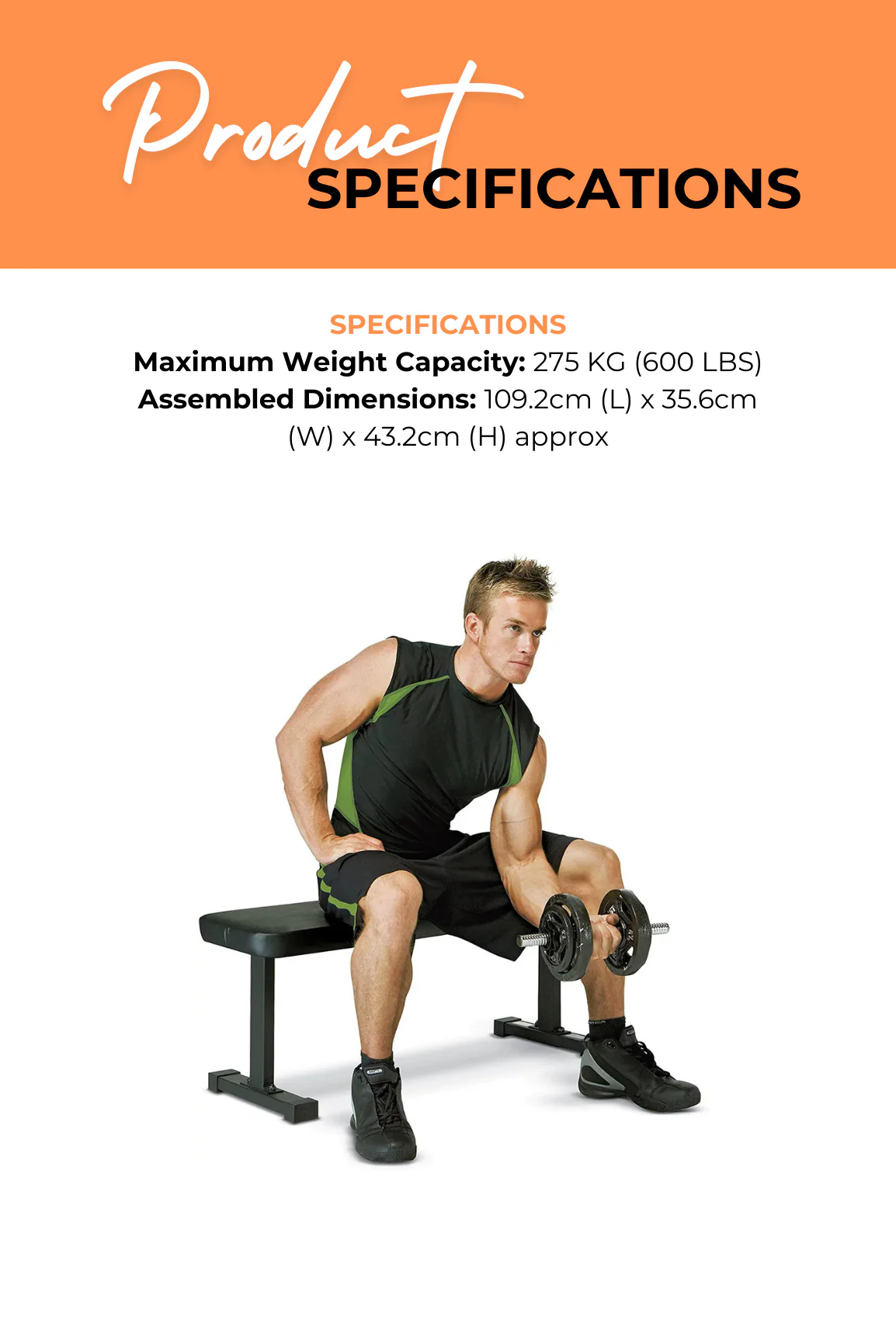 Marcy Flat Bench MSB-315 - Image 4