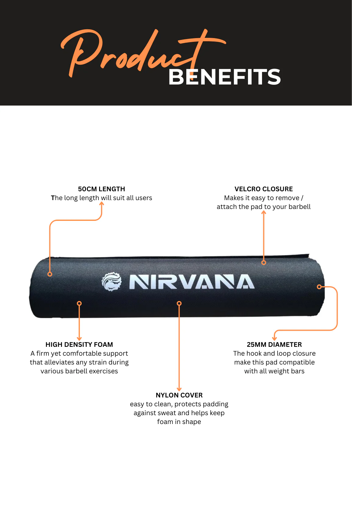 Nirvana Barbell Pad - Image 3