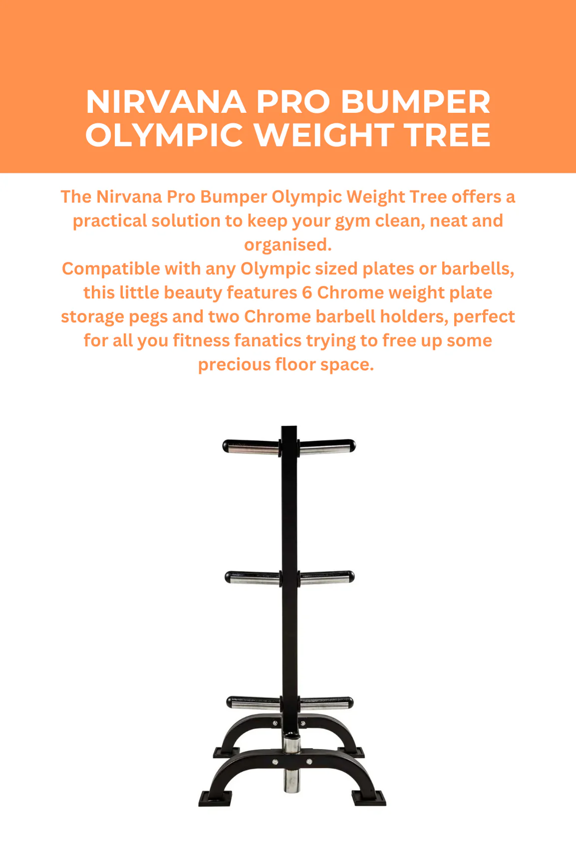 Nirvana Pro Bumper Olympic Weight Tree - Image 2