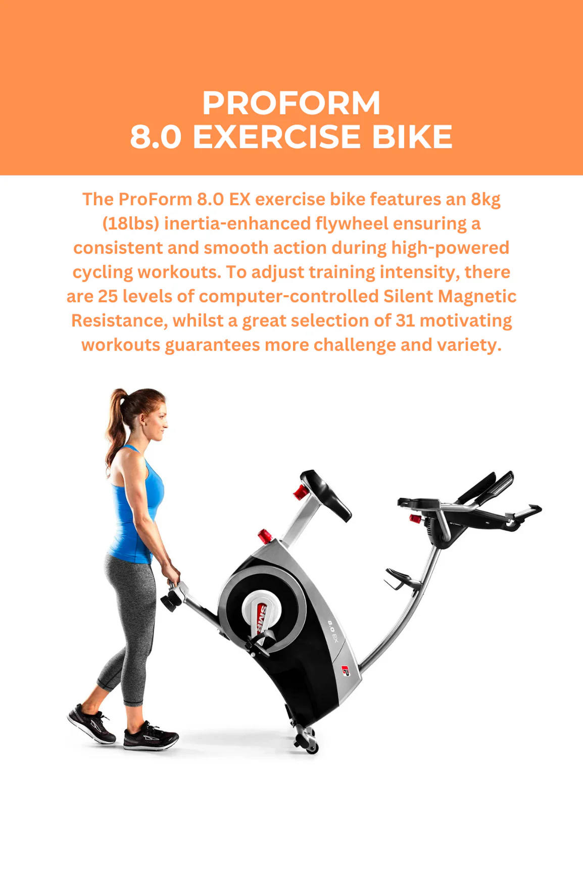 ProForm 8.0 Exercise Bike - Image 2