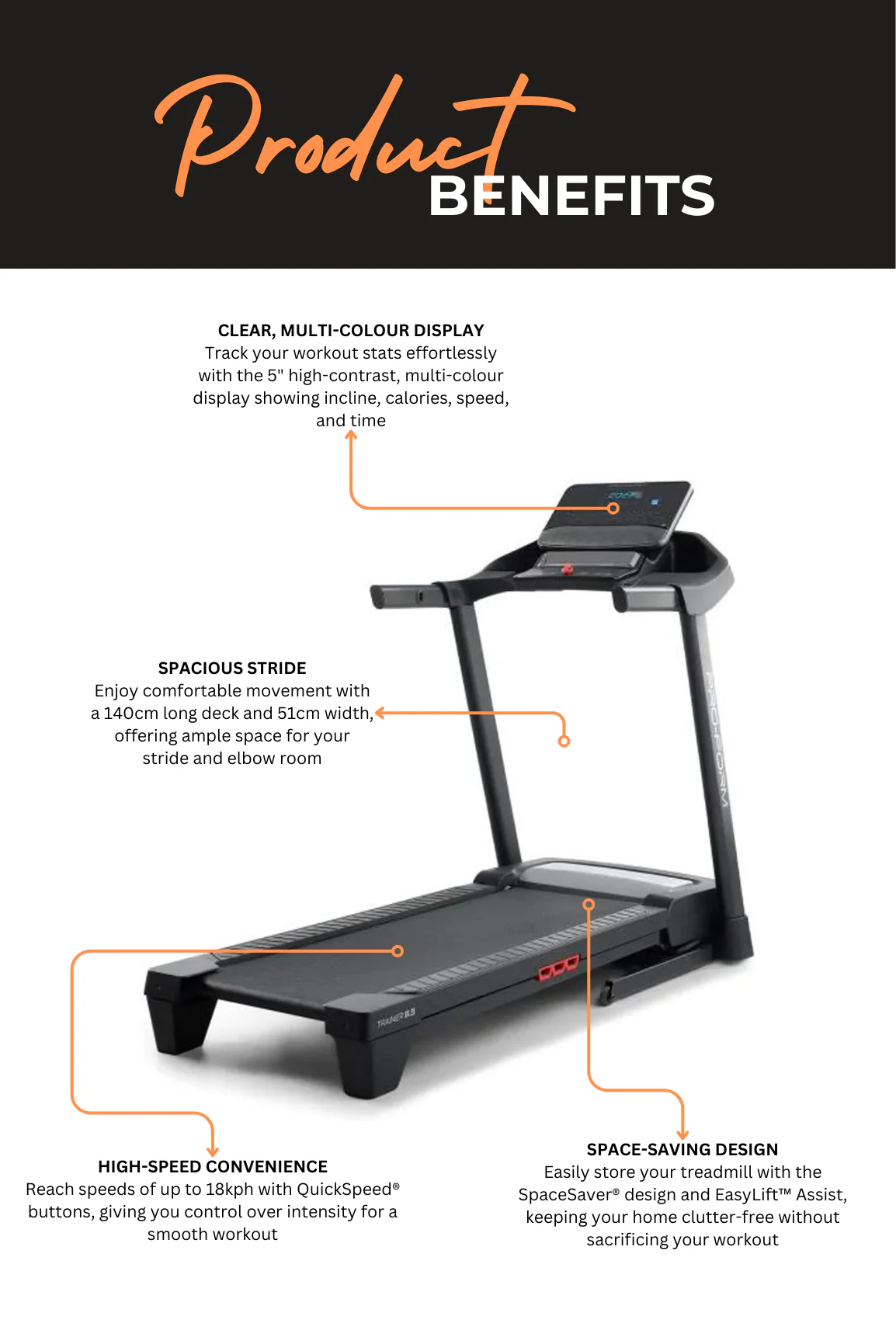 ProForm Trainer 8.5 Treadmill - Image 3