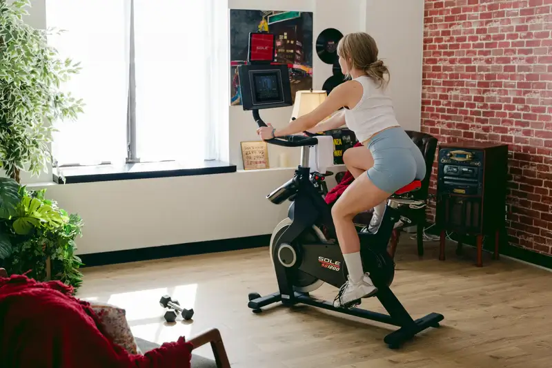 Sole SB1200 Training Cycle Spin Bike Entertainment - Image 14